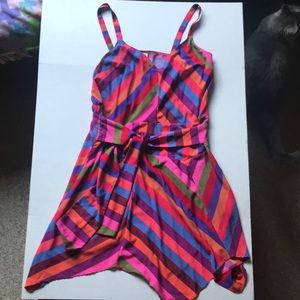 NWOT New Day Striped Asymmetrical dress